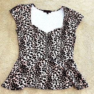 Material Girl leopard print top!